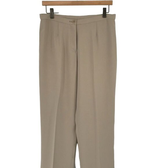 Pendleton Womens Beige High-Waisted Trousers pants Size 10 short - Picture 6 of 13